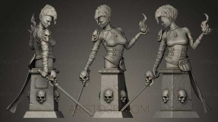 Busts of heroes and monsters (BUSTH_0280) 3D model for CNC machine